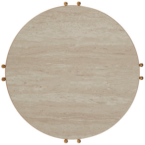 Homelegance By Top-Line Annika Champagne Gold Finish Coffee Table Champagne Gold Veneer