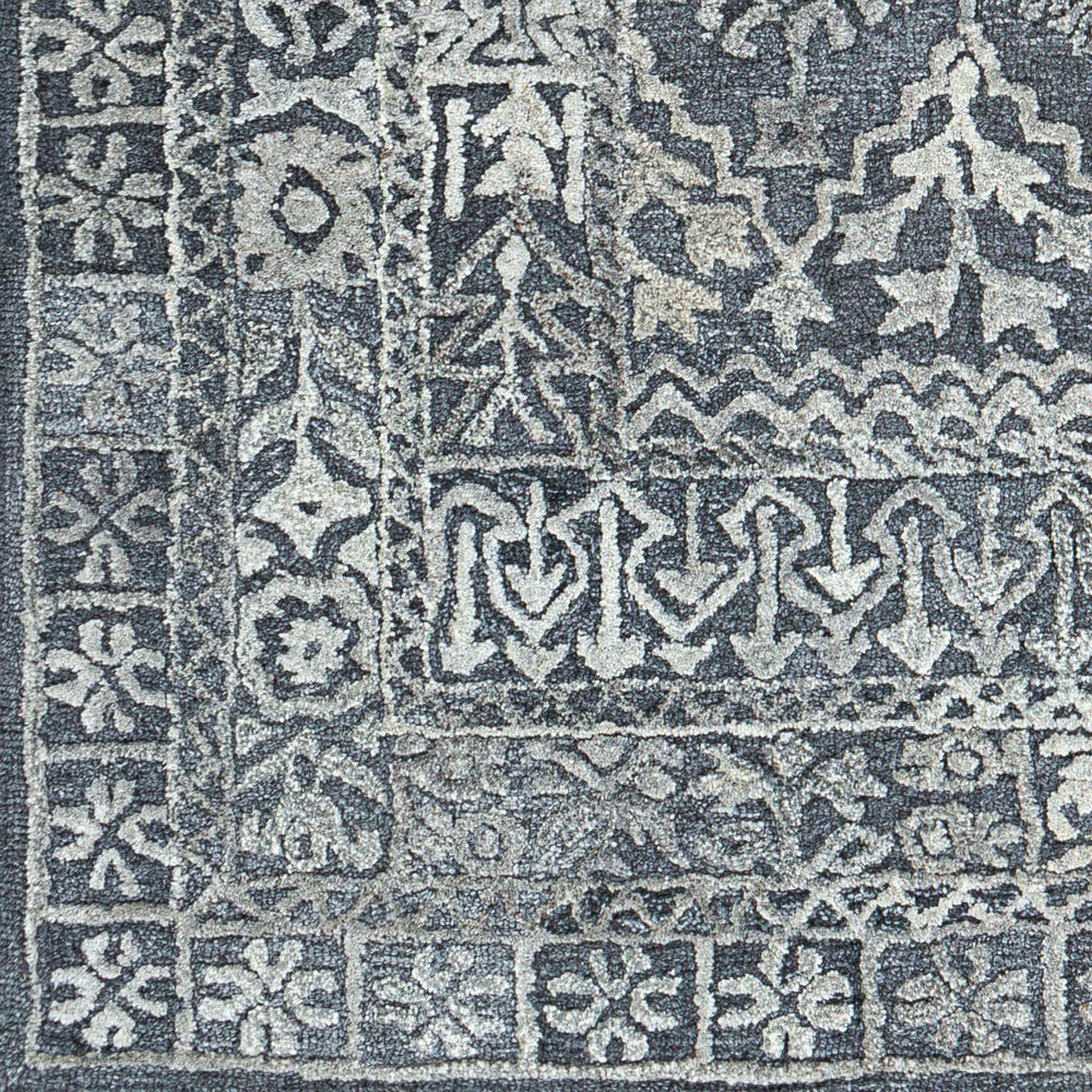 Surya Vancouver Handmade 2' X 3' Rug - Timeless Elegance With Soft Wool & Viscose, Medium Pile Comfort Light Slate Wool,Viscose Vcr2305-23