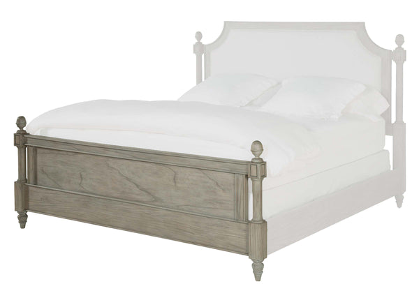 Hekman Furniture 25270f Luxurious Upholstered Queen Footboard By  - Stylish Comfort For Your Bedroom Wellington Driftwood Upholstered Queen Footboard 25270f