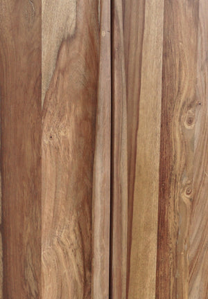 Porter Designs Porter Fusion Solid Sheesham Wood Bar Cabinet – Unique Mid Century Design For Stylish Home Storage Light Brown Wood 07-117-30-6734n