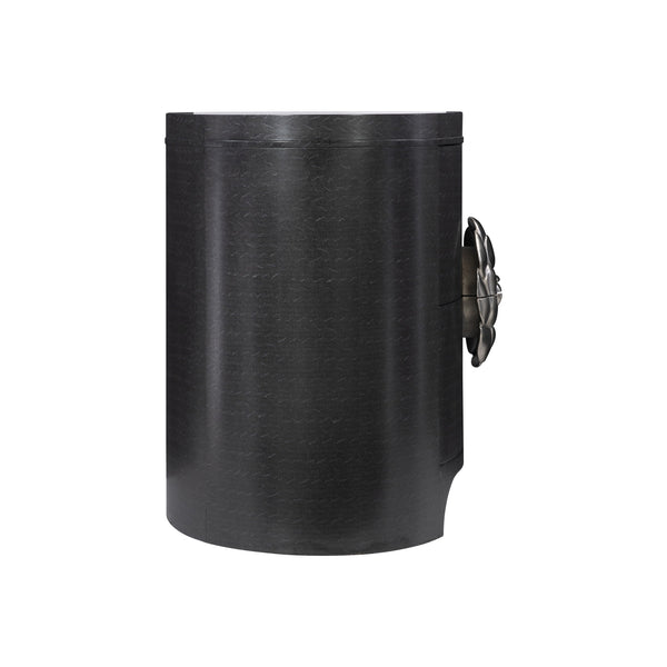 Bernhardt Bernhardt Figured Onyx Silhouette Nightstand With Soft-Close Drawers & Camellia Pulls, 35.25"W 307228