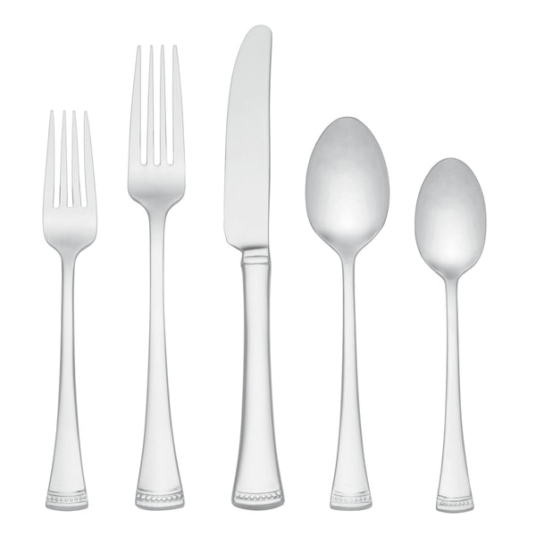 Lenox Portola 65-Piece Flatware Set Metallic, STAINLESS METAL 815486