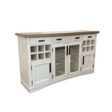 Americana Modern Dining 66 In. X 19 In. Buffet Server with Quartz Insert