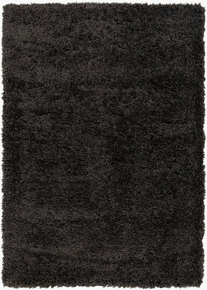 Livabliss Verde Plush Polyester Runner Rug for Hallways Entryways and Bedside Modern Decor Black 9'2" x 12' VDE2303-9212