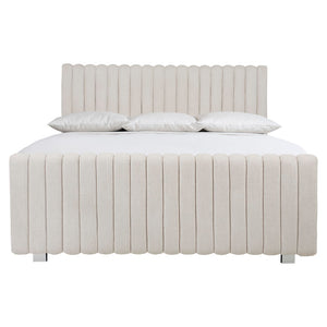 Bernhardt Silhouette Queen Channel Upholstered Panel Bed K1658