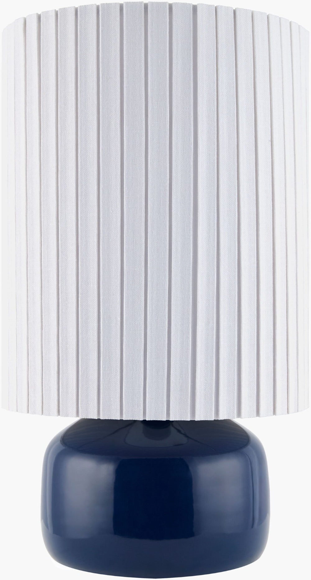 Livabliss Vadso Ceramic Table Lamp Arts and Crafts Handcrafted Base with Warm Linen Shade VDS-002