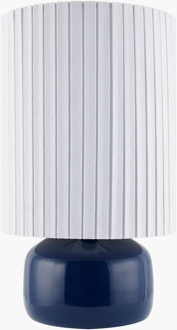 Livabliss Vadso Ceramic Table Lamp Arts and Crafts Handcrafted Base with Warm Linen Shade VDS-002