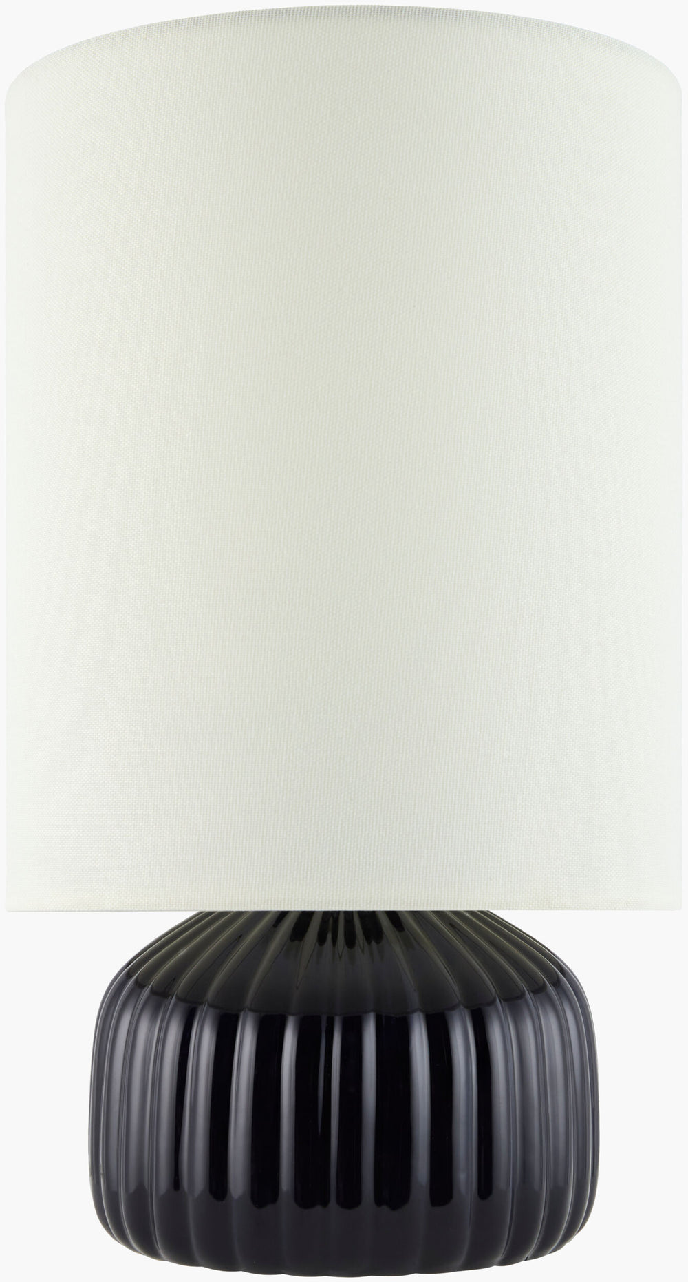 Livabliss Vadso Accent Table Lamp - 14" Arts & Crafts Ceramic Design With Timeless Linen Shade For Elegance Body, White,Shade (Outside), Cream,Shade (Inside), White,Cord, Translucent Ceramic,Linen Vds-012