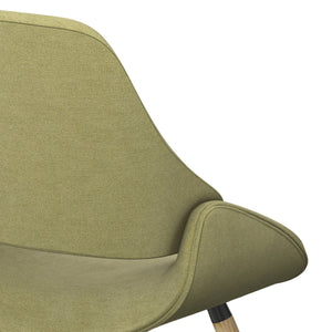 English Elm Malden Mid-Century Modern Dining Chair In Acid Green With Light Brown Bentwood Frame For Versatile Style B136P158894