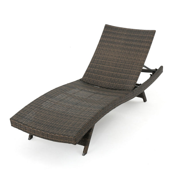 English Elm Christopher Knight Home® - Salem Pe Wicker Chaise Lounge Set – Premium Outdoor Comfort With Mocha Finish, No Assembly Required 52005.00ALUMCAMP2