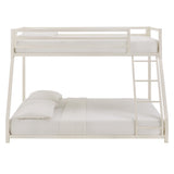 Homelegance By Top-Line Calrissian Metal Bunk Bed White Metal