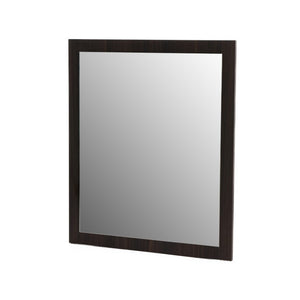 VIG Furniture Velondra Eucalypto Mirror — Solid Eucalyptus Frame, Industrial-Contemporary Rectilinear Glass Accent Piece VGACVELONDRA-BRN-MIR