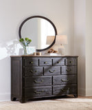 Americana Dresser Black Americana Collection 7050-90001-89 Hooker Furniture