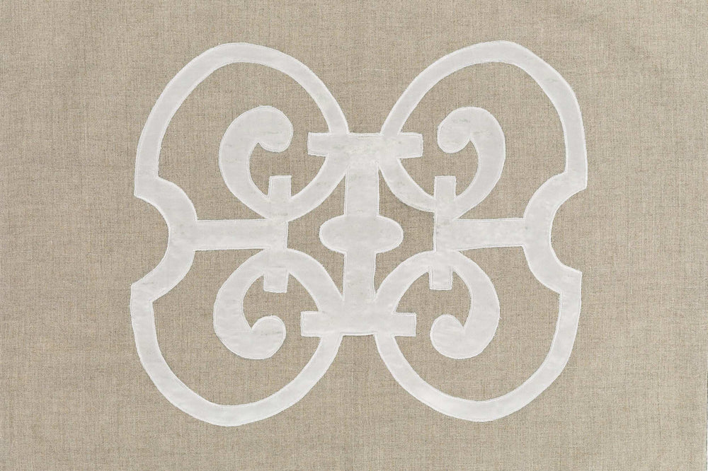 Surya Versaille 72"W X 84"L X 15"Dl Bed Skirt - Timeless Elegance In Premium Polyester & Linen Blend Taupe Linen,Polyester,Linen,Polyester Ver6005-fskt