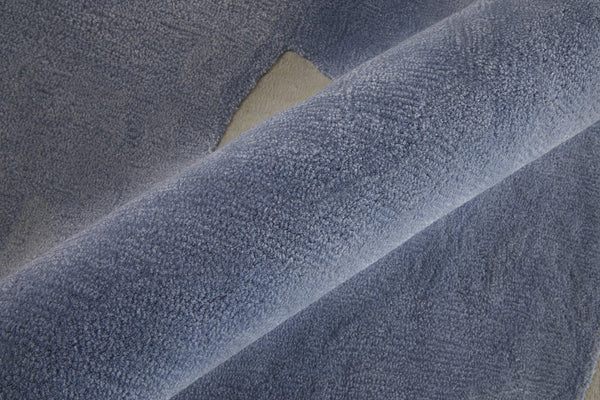 Feizy Rugs Any8887f Anya Modern Watercolor-inspired Hand-tufted Wool And Viscose Rug For Contemporary Spaces Blue,Ivory Wool,Viscose Any8887fblu000h00