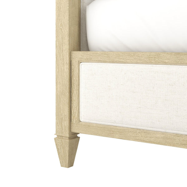 A.R.T. Furniture Eave II Upholstered Queen Bed with Arched Headboard, Modern Minimalism & Cozy Design for Serenity 436125-1825
