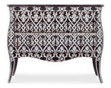 Americana Two-Drawer Bombay Accent Chest Black Americana Collection 7050-85006-893 Hooker Furniture