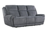 Parker House Spencer - Tide Graphite Power Reclining Sofa And Loveseat Grey 100% Polyester (W) Mspe-32ph-tgr