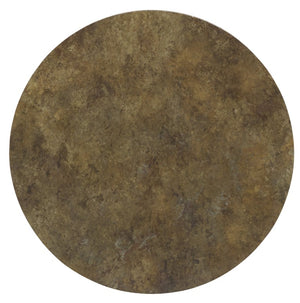 Hooker Furniture Curata Acid-Washed Brass Accent Table With Distressed Black Base — Compact Modern Industrial Chic 1600-50003-MTL