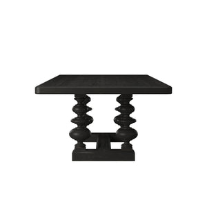 Atrium Trestle Dining Table - Extendable 96-136" for Family Gatherings, Stylish Design & Durability