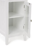 Acadian Bath Storage Tower Pure White B136P158499 Hearth and Haven