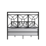 Homelegance By Top-Line Fencella Black Metal Queen Bed Black Metal