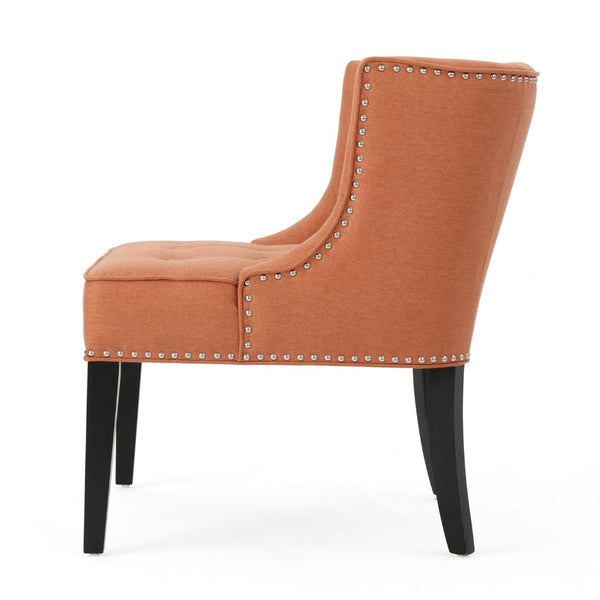 Christopher Knight Home® - Noble House - Adelina Contemporary Upholstered Accent Chair with Nailhead Trim