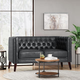 Christopher Knight Home® - Noble House - Holasek Contemporary Upholstered Tufted Loveseat