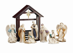 Lenox First Blessing Nativity 10-Piece Starter Set Multi, NO COLOR PORCELAIN 820387