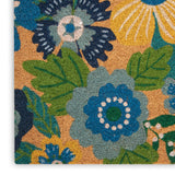 Nourison WaverlyWav17 Greetings WGT47 Machine Made Tufted  Indoor/Outdoor Floral Botanical Rug Multicolor, Multicolor 100% Coir 99446769602