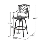 Christopher Knight Home® - Noble House - Santa Maria Barstool (Single)