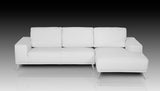 VIG Furniture Dima Elite Modern White Leather Sectional Sofa VGDIELITE-WHT