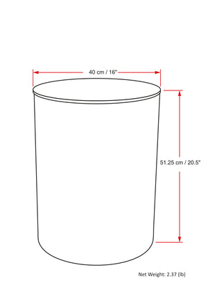 English Elm Curtis - Chic Metal Cylinder Accent Table With Ombre Black To Gold Finish For Modern Living Spaces B136P159001