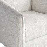 Bernhardt Demi Fabric Swivel Chair White,Cream Fabric P7902SA