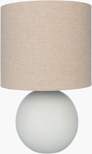 Livabliss Vogel Ceramic Base Table Lamp with Linen Drum Shade for Transitional Living Spaces VGL-003