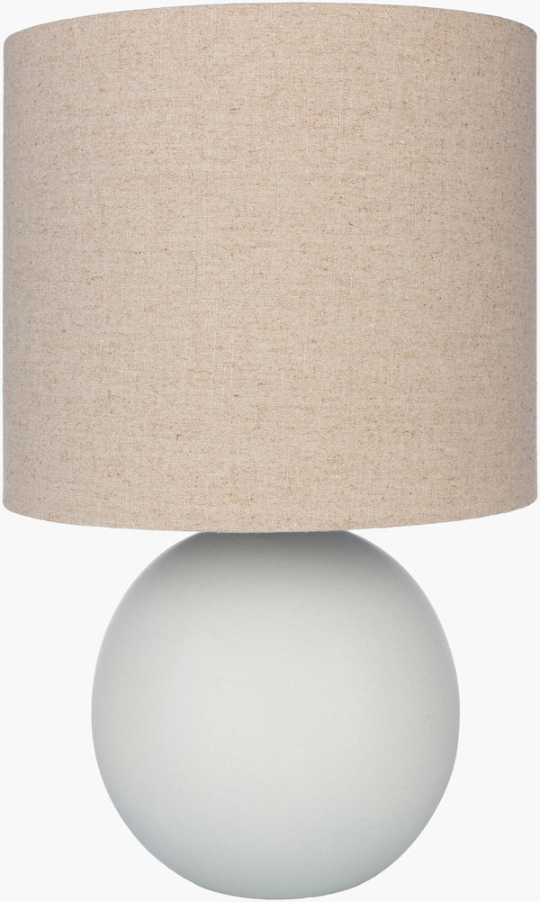 Livabliss Vogel Ceramic Base Table Lamp with Linen Drum Shade for Transitional Living Spaces VGL-003