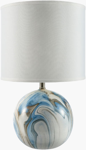 Livabliss Vogel Rustic Traditional Accent Lamp with Linen Shade for Warm Ambient Living Spaces VGL-009