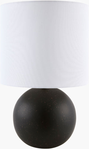 Livabliss Vogel Metal Base Table Lamp with Linen Shade for Bedside or Console Styling VGL-016