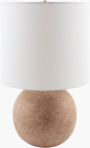 Livabliss Vogel Drum Shade Table Lamp with Linen Diffuser and Metal Base for Warm Ambient Glow VGL-019