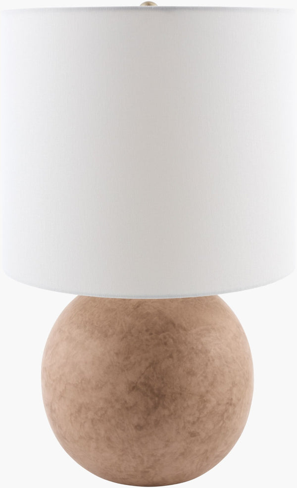 Livabliss Vogel Drum Shade Table Lamp with Linen Diffuser and Metal Base for Warm Ambient Glow VGL-019