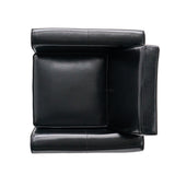 Christopher Knight Home® - Noble House - Freemont Bonded Leather Black Club Chair