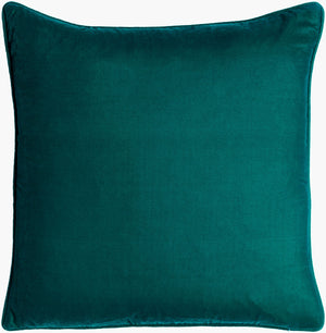 Surya Velvet Glam Vgm-001 18" Accent Pillow - Chic Modern Decor With Luxurious Softness & Style Deep Teal Polyester,Polyester Vgm001-2020d