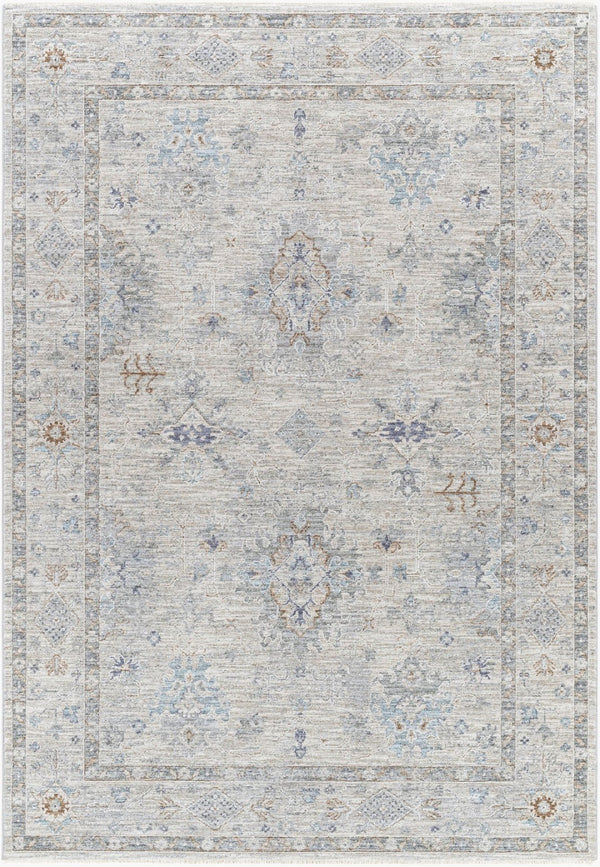 Livabliss Virginia Traditional Runner Rug for Hallway Entryway with Medium Pile Polypropylene Blend Sage, Lavender 5'3" x 7'9" VGN2300-5377
