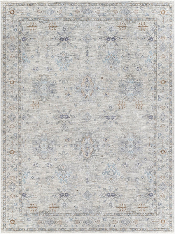 Livabliss Virginia Traditional Runner Rug for Hallway Entryway with Medium Pile Polypropylene Blend Sage, Lavender 7'10" x 10'8" VGN2300-7101010