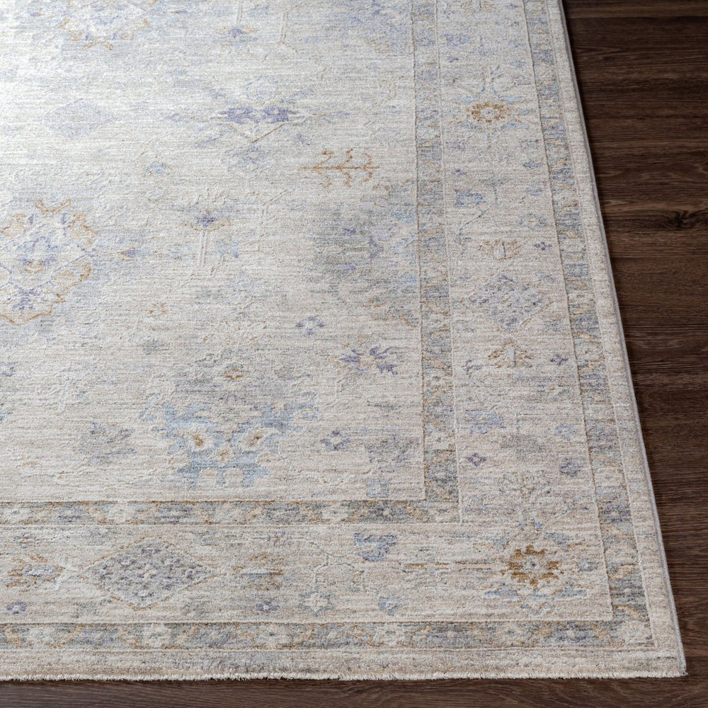 Livabliss Virginia Traditional Runner Rug for Hallway Entryway with Medium Pile Polypropylene Blend Sage, Lavender 5'3" x 7'9" VGN2300-5377
