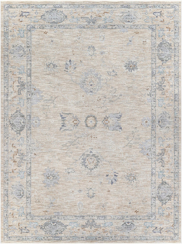 Livabliss Virginia Traditional Machine Woven Polypropylene Rug for Entryways and Hallways Sage, Lavender 6'7" x 9'6" VGN2302-6796