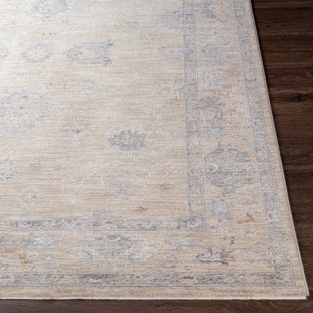 Livabliss Virginia Traditional Machine Woven Polypropylene Rug for Entryways and Hallways Sage, Lavender 6'7" x 9'6" VGN2302-6796