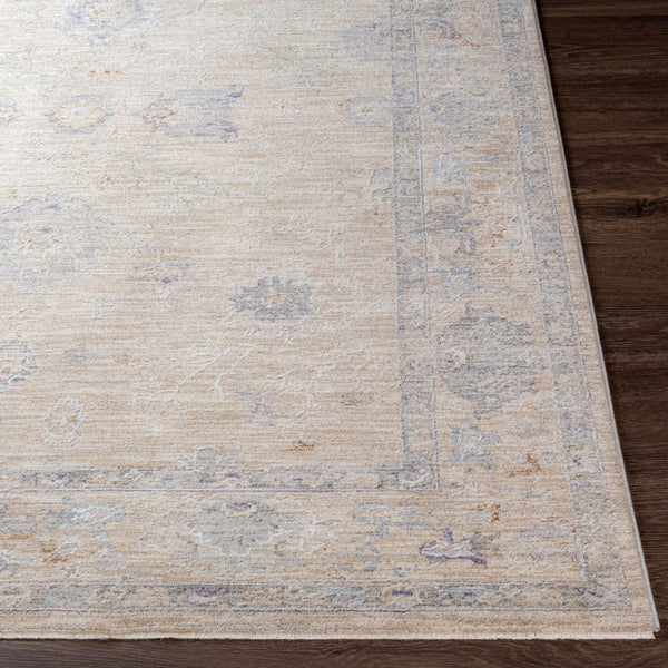 Livabliss Virginia Traditional Machine Woven Polypropylene Rug for Entryways and Hallways Sage, Lavender 6'7" x 9'6" VGN2302-6796