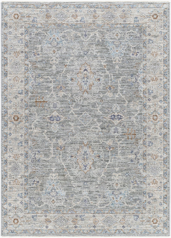 Livabliss Virginia Traditional High Low Pile Turkish Runner Rug for Hallways and Entryways Sage, Lavender 2' x 3'11" VGN2303-2311