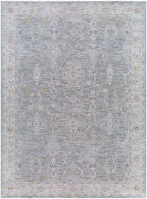 Livabliss Virginia Traditional High Low Pile Turkish Runner Rug for Hallways and Entryways Sage, Lavender 7'10" x 10'8" VGN2303-7101010